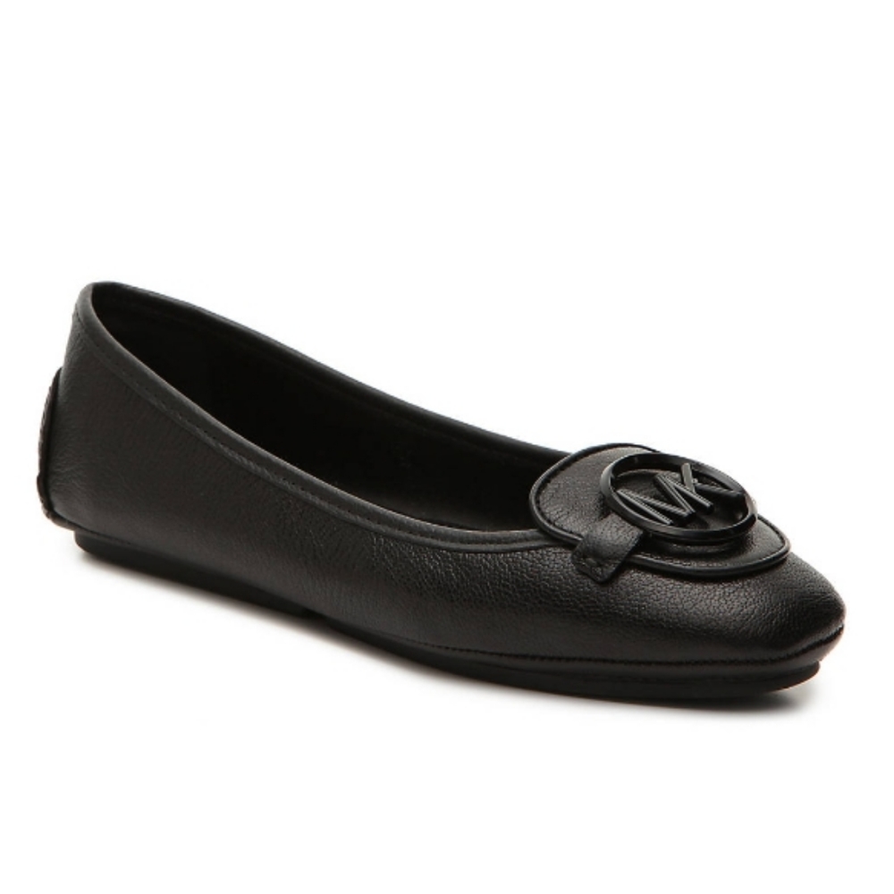 💼Michael Kors Black Lillie Moccasin Flats - Picture 6 of 7